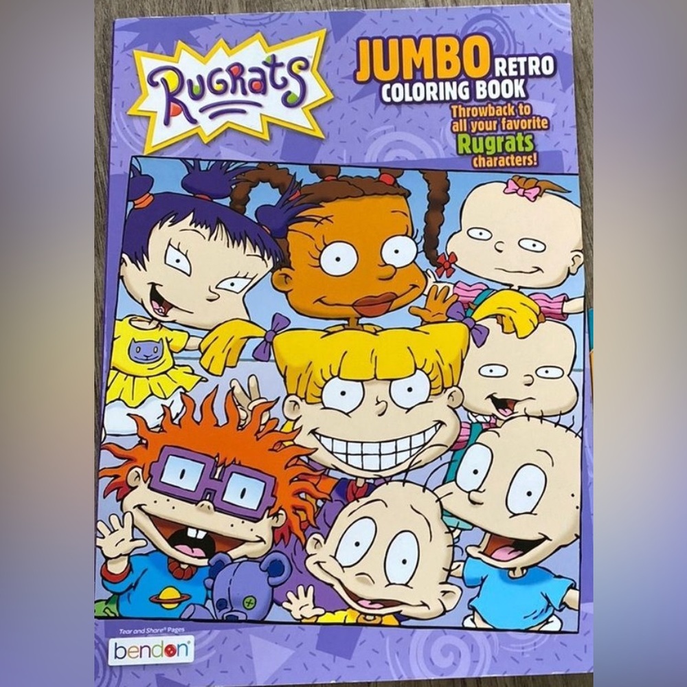 Rugrats Jumbo Retro Coloring Book
